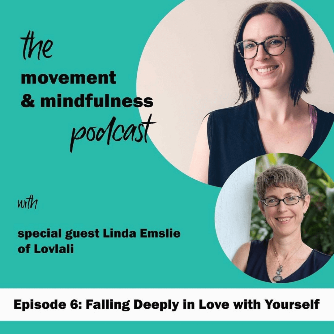 Linda Emslie, Guest speaker on the movement & mindfulness podcast with Erica Webb